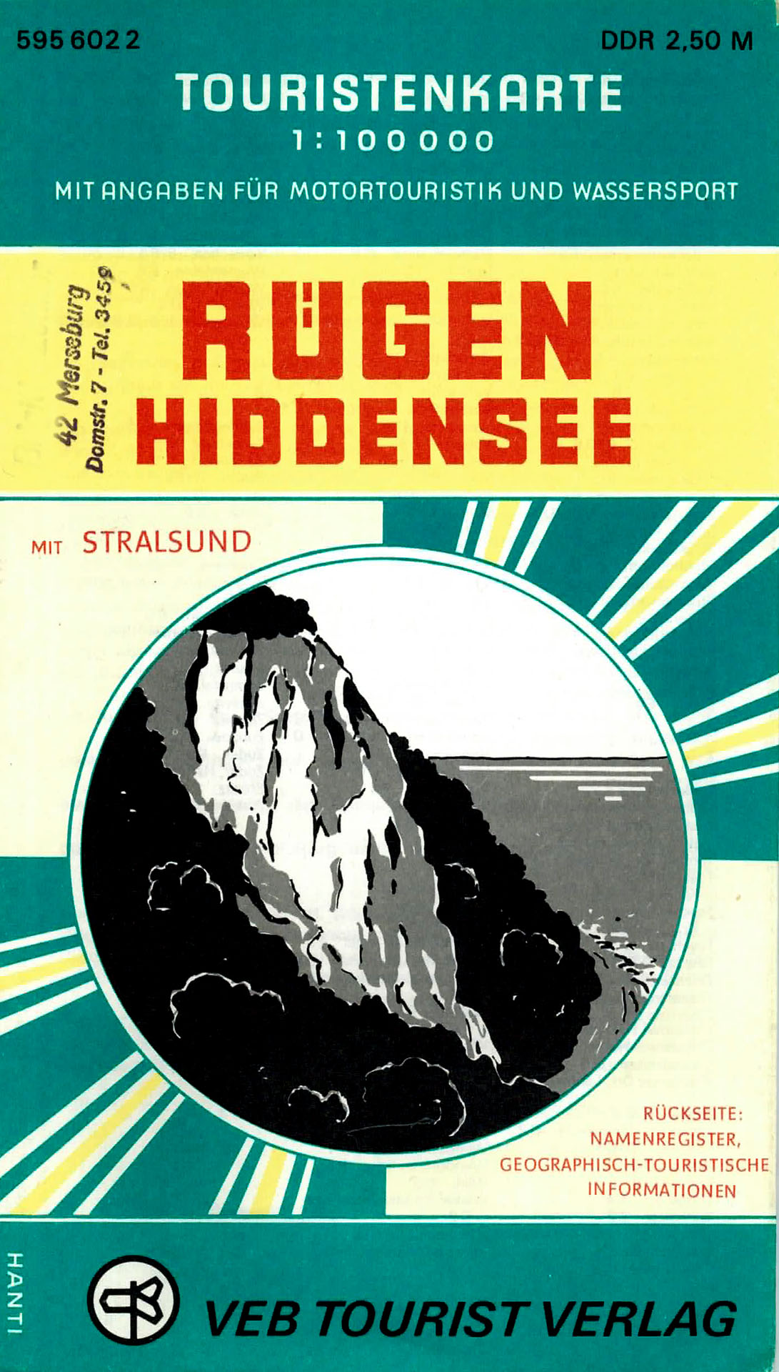 Touristenkarte Rügen - Hiddensee